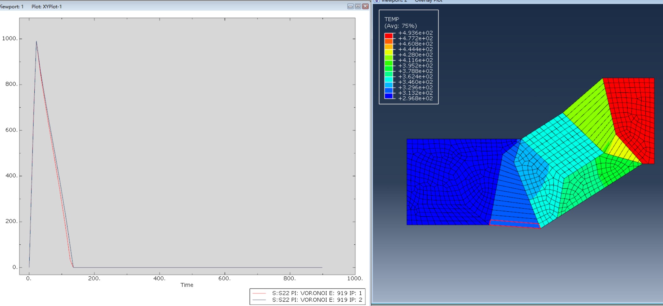 基于cohesive单元的热力耦合作用下界面脱粘分析的图5